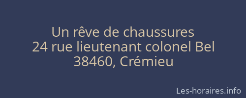 Un rêve de chaussures