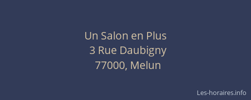 Un Salon en Plus