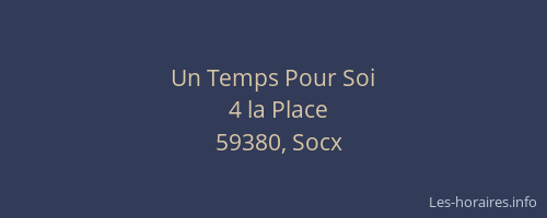 Un Temps Pour Soi