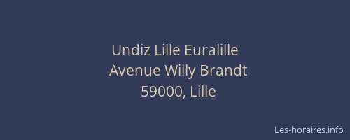 Undiz Lille Euralille