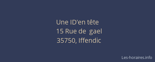 Une ID'en tête