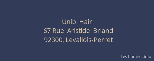 Unib  Hair