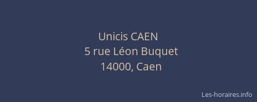 Unicis CAEN