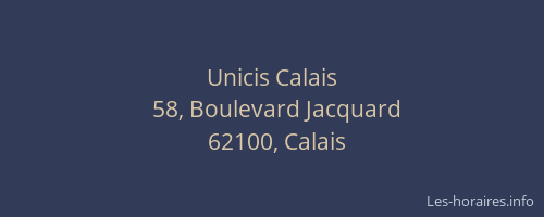 Unicis Calais