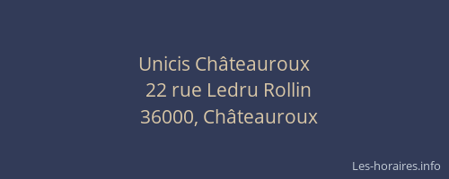 Unicis Châteauroux