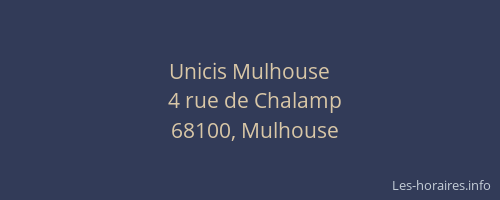 Unicis Mulhouse