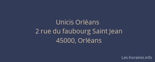 Unicis Orléans
