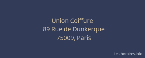 Union Coiffure