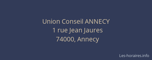 Union Conseil ANNECY