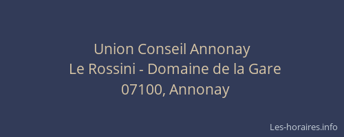 Union Conseil Annonay