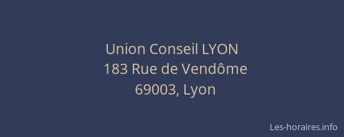 Union Conseil LYON