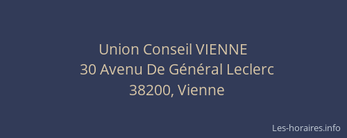 Union Conseil VIENNE
