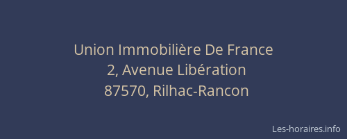 Union Immobilière De France