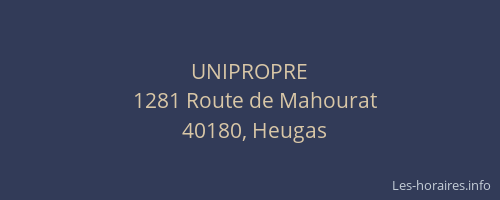 UNIPROPRE