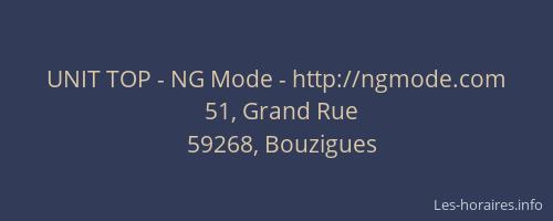 UNIT TOP - NG Mode - http://ngmode.com