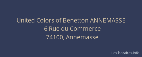 United Colors of Benetton ANNEMASSE