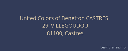 United Colors of Benetton CASTRES
