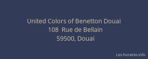United Colors of Benetton Douai