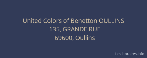 United Colors of Benetton OULLINS