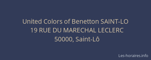 United Colors of Benetton SAINT-LO