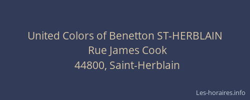 United Colors of Benetton ST-HERBLAIN