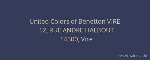 United Colors of Benetton VIRE