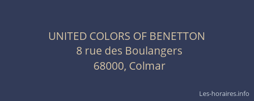 UNITED COLORS OF BENETTON