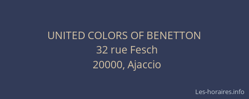 UNITED COLORS OF BENETTON