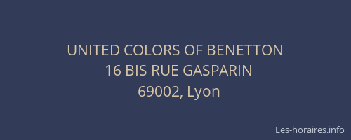 UNITED COLORS OF BENETTON