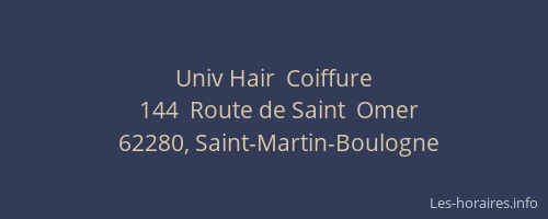 Univ Hair  Coiffure
