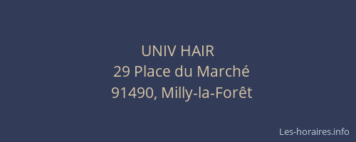 UNIV HAIR