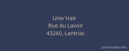 Univ'Hair