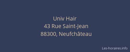 Univ Hair