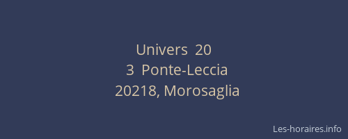 Univers  20