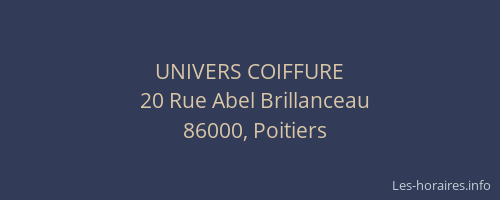 UNIVERS COIFFURE