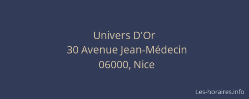 Univers D'Or