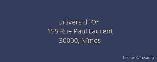 Univers d´Or