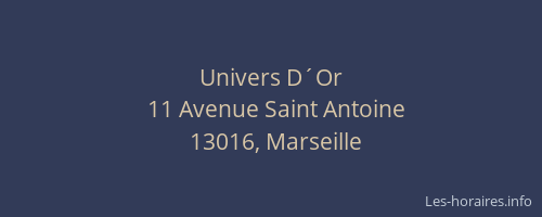 Univers D´Or