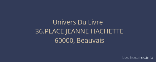 Univers Du Livre