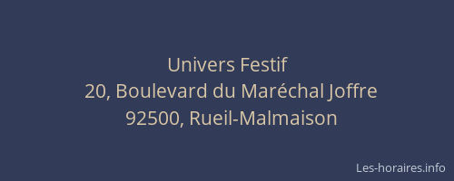 Univers Festif