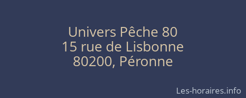 Univers Pêche 80