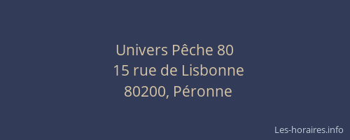 Univers Pêche 80