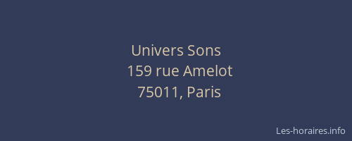 Univers Sons