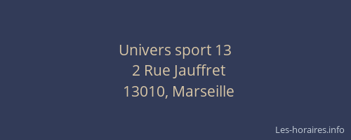 Univers sport 13