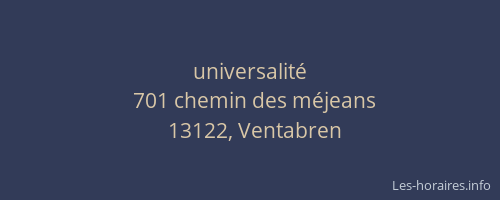 universalité