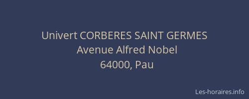 Univert CORBERES SAINT GERMES