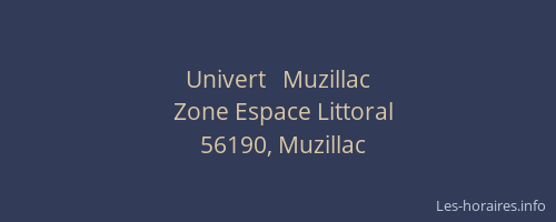 Univert   Muzillac