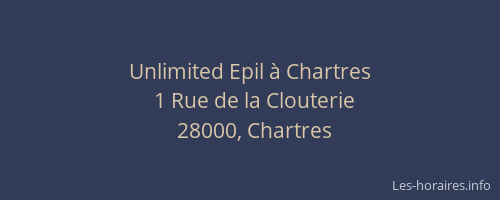 Unlimited Epil à Chartres