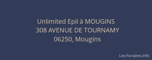 Unlimited Epil à MOUGINS