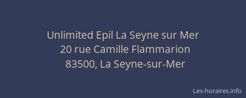 Unlimited Epil La Seyne sur Mer